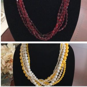 Two vintage necklaces for one price